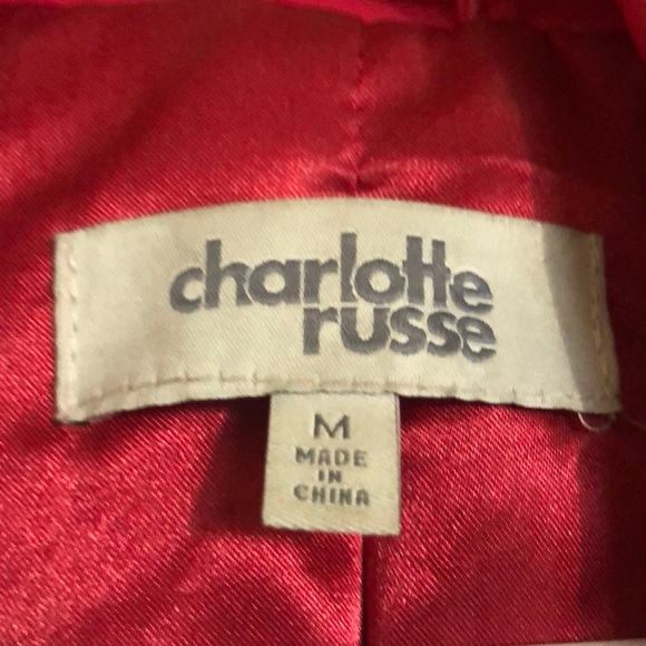 Charlotte Russe Pink Women’s Faux Leather Jacket - Picture 2 of 4